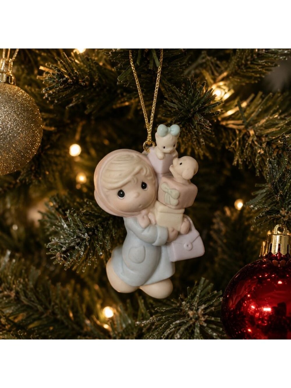 Precious Moments 1990 Bundles of Joy Limited Edition Vintage Ornament 525057